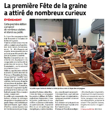 Fête de la graine... Après 